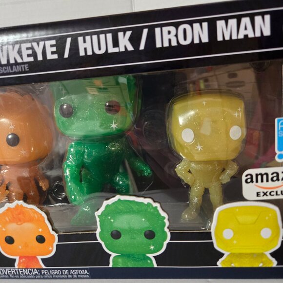 Pop! Art Series - Marvel Infinity Saga - Avengers w/ Base (6 Pack) - Amazon Exc - Picture 6 of 11